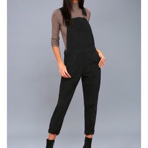 Forever 21 black overalls